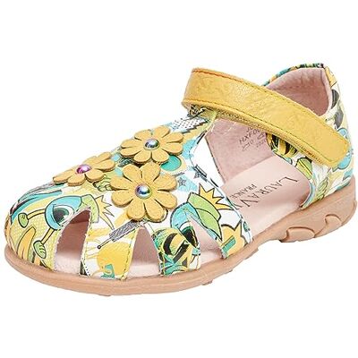 LAURA VITA Sandal, Jaune, 28 EU - Publicité LAURA VITA Sandal, Jaune, 28 EU - Publicité