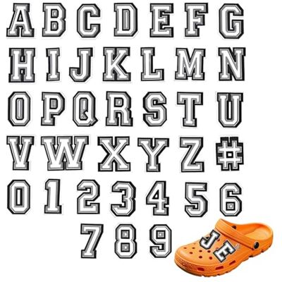 HJDJBD Lot de 37 broches en forme de lettres l'alphabet pour pins charms chaussures,Hommes décorations,personnalisées, pour garçons et filles, sandales, sabots de décoration A à Z, chiffres de 0 à 9 - Publicité HJDJBD Lot de 37 broches en forme de lettres l'alphabet pour pins charms chaussures,Hommes décorations,personnalisées, pour garçons et filles, sandales, sabots de décoration A à Z, chiffres de 0 à 9 - Publicité
