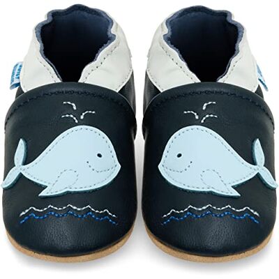 Juicy Bumbles Chaussures Bebe Garçon Chaussons Bébé Cuir Souple Baleine Bleue 2-3 Ans - Publicité Juicy Bumbles Chaussures Bebe Garçon Chaussons Bébé Cuir Souple Baleine Bleue 2-3 Ans - Publicité