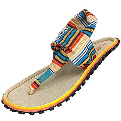 Gumbies Slingbacks Sandales en matériaux recyclés semelle robuste en pneus de voiture recyclés, semelle intérieure douce en coton canvas, lanières en tissu confortables pour un maintien idéal, 42 - Publicité Gumbies Slingbacks Sandales en matériaux recyclés semelle robuste en pneus de voiture recyclés, semelle intérieure douce en coton canvas, lanières en tissu confortables pour un maintien idéal, 42 - Publicité
