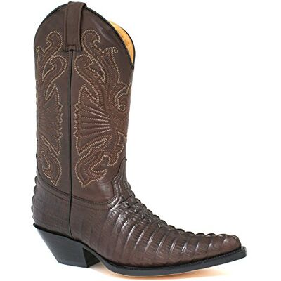 MENS GRINDERS CAROLINA BROWN LEATHER WESTERN TALL COWBOY BOOTS-UK 9 (EU 43) - Publicité MENS GRINDERS CAROLINA BROWN LEATHER WESTERN TALL COWBOY BOOTS-UK 9 (EU 43) - Publicité
