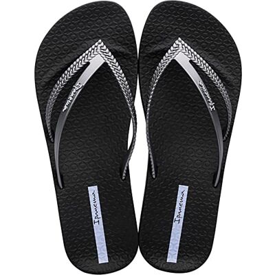 lpanema Ipanema Bossa Soft V Fem, Sandales pour femme, Noir, 41/42 EU - Publicité lpanema Ipanema Bossa Soft V Fem, Sandales pour femme, Noir, 41/42 EU - Publicité
