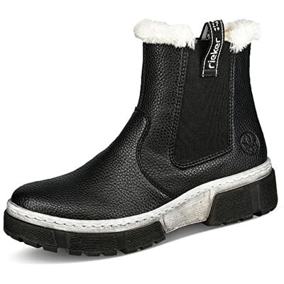 Rieker Femme X8688 Botte Tendance, Schwarz, 40 EU - Publicité Rieker Femme X8688 Botte Tendance, Schwarz, 40 EU - Publicité