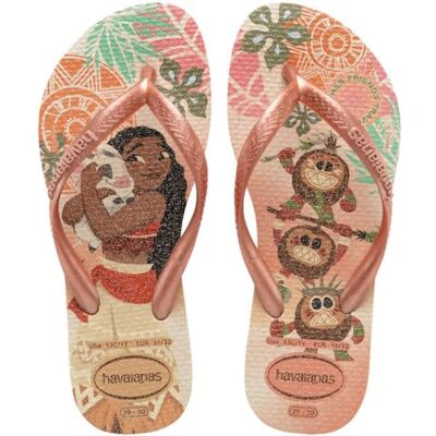 Havaianas Kids Slim Princess Fille FlipFlop Pink Clay 35 EU - Publicité Havaianas Kids Slim Princess Fille FlipFlop Pink Clay 35 EU - Publicité