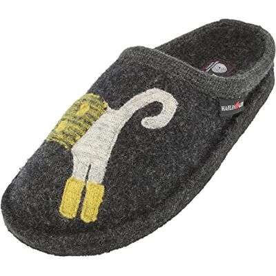 HAFLINGER Chaussons pour Femme Flair Cucho 313080, Pointure:37 EU, La Couleur:Gris - Publicité HAFLINGER Chaussons pour Femme Flair Cucho 313080, Pointure:37 EU, La Couleur:Gris - Publicité
