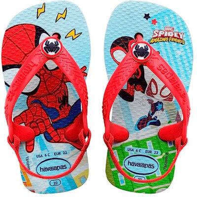 Havaianas Baby Marvel, Tongues Mixte Enfant, Bleu rouge, 23/24 EU - Publicité Havaianas Baby Marvel, Tongues Mixte Enfant, Bleu rouge, 23/24 EU - Publicité
