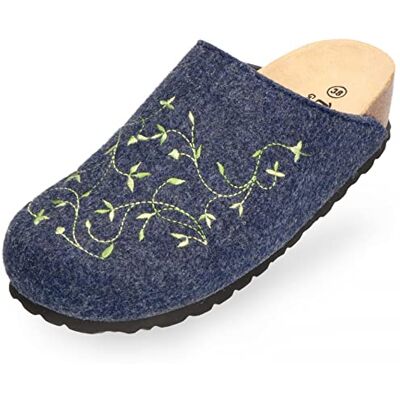 BOnova Flüren Chaussons en feutre naturel pour femme Sabots confortables pour femme avec semelle intérieure en liège souple Disponible en 2 couleurs et tailles 36-42 EU, D gris., 38 EU - Publicité BOnova Flüren Chaussons en feutre naturel pour femme Sabots confortables pour femme avec semelle intérieure en liège souple Disponible en 2 couleurs et tailles 36-42 EU, D gris., 38 EU - Publicité