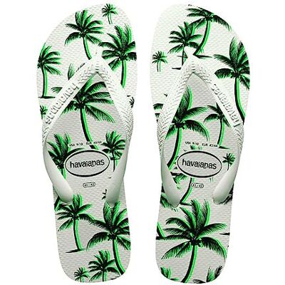 Havaianas Aloha Homme FlipFlop White/White/Green 35 EU - Publicité Havaianas Aloha Homme FlipFlop White/White/Green 35 EU - Publicité