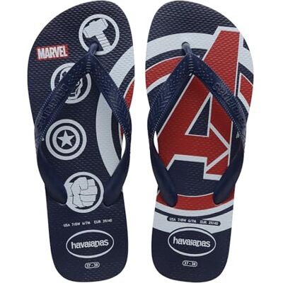 Havaianas Top Marvel Logomania Mixte FlipFlop Navy Blue/Navy Blue/Navy Blue 41 EU - Publicité Havaianas Top Marvel Logomania Mixte FlipFlop Navy Blue/Navy Blue/Navy Blue 41 EU - Publicité