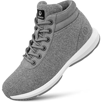 Giesswein Wool Sneaker High Top Hommes Schiefer 43 Chaussures d'hiver en mérinos pour Hommes, Bottes de Neige Chaudement fourrées, Bottes d'hiver Outdoor en Laine mérinos - Publicité Giesswein Wool Sneaker High Top Hommes Schiefer 43 Chaussures d'hiver en mérinos pour Hommes, Bottes de Neige Chaudement fourrées, Bottes d'hiver Outdoor en Laine mérinos - Publicité