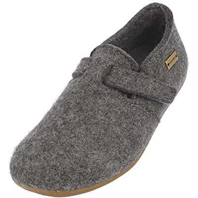 HAFLINGER Everest Focus 481056 Chaussons Femmes, Pointure:42 EU, La Couleur:Gris - Publicité HAFLINGER Everest Focus 481056 Chaussons Femmes, Pointure:42 EU, La Couleur:Gris - Publicité