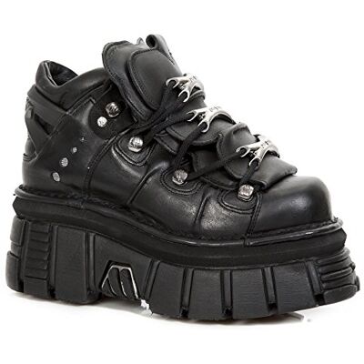 New Rock M.106-s29, Brogues Mixte Adulte, Noir (Negro 001), 37 - Publicité New Rock M.106-s29, Brogues Mixte Adulte, Noir (Negro 001), 37 - Publicité