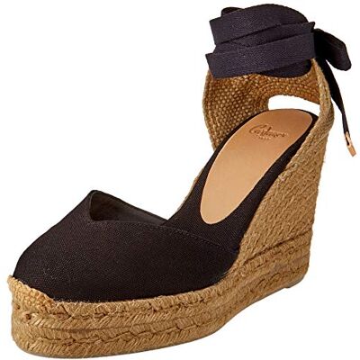 Castañer Castaner Femme Chiara Basket, Negro, 37 EU - Publicité Castañer Castaner Femme Chiara Basket, Negro, 37 EU - Publicité
