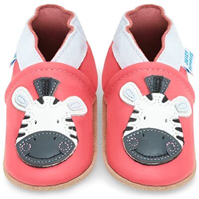 Juicy Bumbles Chaussures pour enfant en cuir souple – Chaussures pour bébé en cuir avec semelle en daim – Chaussures pour premiers pas, pour fille ou garçon, Zebra, 2-3 anni - Publicité Juicy Bumbles Chaussures pour enfant en cuir souple – Chaussures pour bébé en cuir avec semelle en daim – Chaussures pour premiers pas, pour fille ou garçon, Zebra, 2-3 anni - Publicité