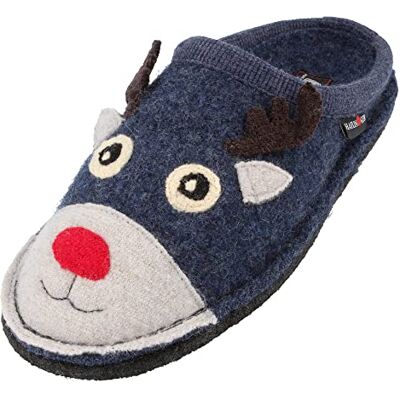 HAFLINGER Chaussons unisexes en tissu Walkstoff, Jeans 72, 41 EU - Publicité HAFLINGER Chaussons unisexes en tissu Walkstoff, Jeans 72, 41 EU - Publicité