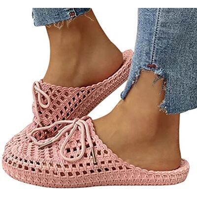 Minetom Femme Pantoufles D'Été Respirantes Chaussons De Jardin Perforés À Séchage Rapide pour Sports De Plage Sandales Pantoufles A Rose 39 EU - Publicité Minetom Femme Pantoufles D'Été Respirantes Chaussons De Jardin Perforés À Séchage Rapide pour Sports De Plage Sandales Pantoufles A Rose 39 EU - Publicité