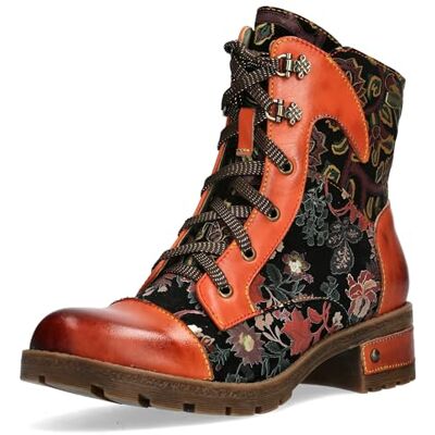 LAURA VITA Bottines Femme , Pointure:39 EU, La Couleur:Orange - Publicité LAURA VITA Bottines Femme , Pointure:39 EU, La Couleur:Orange - Publicité
