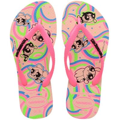 Havaianas Kids Slim Powerpuff Girls Fille FlipFlop Ballet Rose 35 EU - Publicité Havaianas Kids Slim Powerpuff Girls Fille FlipFlop Ballet Rose 35 EU - Publicité