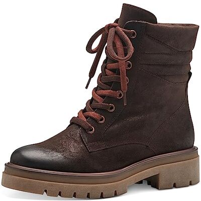 MARCO TOZZI Femme 362 Bottes à Lacets, Cafe Nubuck, 41 EU - Publicité MARCO TOZZI Femme 362 Bottes à Lacets, Cafe Nubuck, 41 EU - Publicité