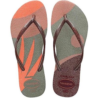 Havaianas Slim Palette Glow Femme FlipFlop Crocus Rose 33 EU - Publicité Havaianas Slim Palette Glow Femme FlipFlop Crocus Rose 33 EU - Publicité