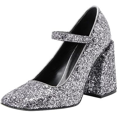 Pinko Femme Claudie Mary Jane Glitter Chaussure Baby, Zzi Canne Fusil Free, 38 EU - Publicité Pinko Femme Claudie Mary Jane Glitter Chaussure Baby, Zzi Canne Fusil Free, 38 EU - Publicité