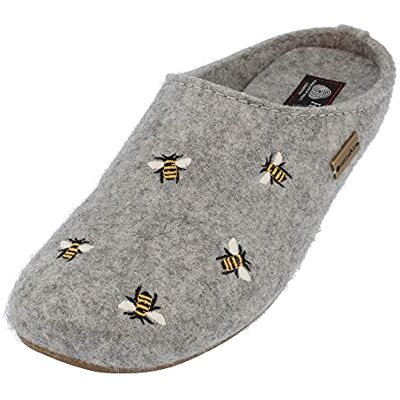 HAFLINGER Chaussons Femme Everest Api 484016, Pointure:40 EU, La Couleur:Gris - Publicité HAFLINGER Chaussons Femme Everest Api 484016, Pointure:40 EU, La Couleur:Gris - Publicité