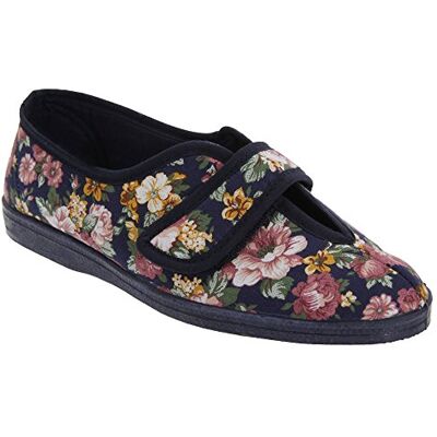 Sleepers Wilma Chaussons en Toile Femme (37 EUR) (Bleu Marine) - Publicité Sleepers Wilma Chaussons en Toile Femme (37 EUR) (Bleu Marine) - Publicité