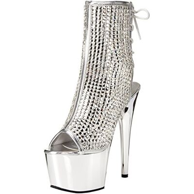 Pleaser ADORE-1018DCS SLV Multi RS/SLV Chrome UK 4 (EU 37) - Publicité Pleaser ADORE-1018DCS SLV Multi RS/SLV Chrome UK 4 (EU 37) - Publicité