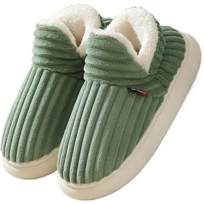 IRGVJIFR Chaussons Homme Pantoufles D'hiver For Hommes, Bottes Courtes En Peluche Coton For, D'intérieur Fourrure Moelleuse For, Chaussures Décontractées Douce For(Green,46-47) - Publicité IRGVJIFR Chaussons Homme Pantoufles D'hiver For Hommes, Bottes Courtes En Peluche Coton For, D'intérieur Fourrure Moelleuse For, Chaussures Décontractées Douce For(Green,46-47) - Publicité