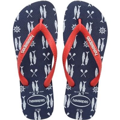Havaianas Top Nautical Homme FlipFlop Navy/Red Ruby 37 EU - Publicité Havaianas Top Nautical Homme FlipFlop Navy/Red Ruby 37 EU - Publicité