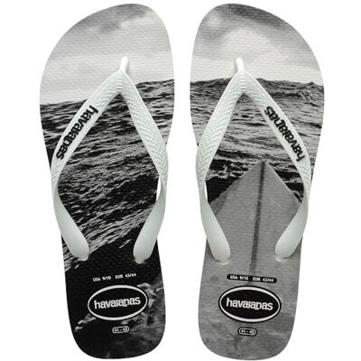 Havaianas Hype Homme FlipFlop White/White/Black/Grey 39 EU - Publicité Havaianas Hype Homme FlipFlop White/White/Black/Grey 39 EU - Publicité
