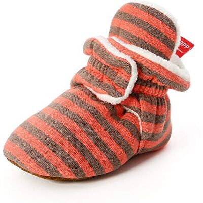 Morbuy Chaussures Bébés, Unisexe Enfants Filles Nouveau Né Toddler Fond Mou Coton Impression de rayures Antidérapant Premières Pas Chaussures Marcheurs (Rayures rouge brique,3 / 13cm / 12-18 mois) - Publicité Morbuy Chaussures Bébés, Unisexe Enfants Filles Nouveau Né Toddler Fond Mou Coton Impression de rayures Antidérapant Premières Pas Chaussures Marcheurs (Rayures rouge brique,3 / 13cm / 12-18 mois) - Publicité