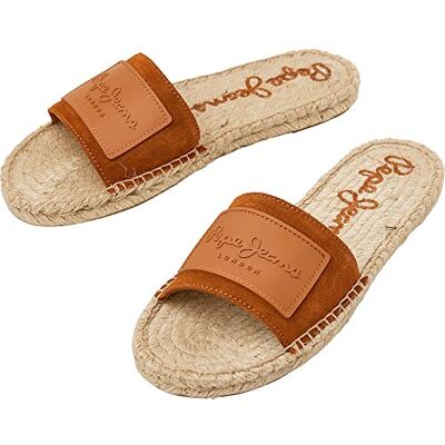Pepe Jeans Sandales en Cuir Marron Siva Berry - Publicité Pepe Jeans Sandales en Cuir Marron Siva Berry - Publicité