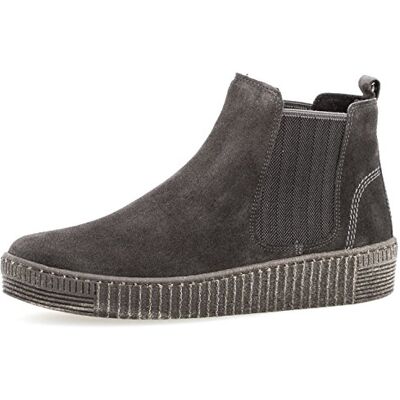Gabor Lourdes Womens Chelsea Boots 42 Pepper Suede - Publicité Gabor Lourdes Womens Chelsea Boots 42 Pepper Suede - Publicité