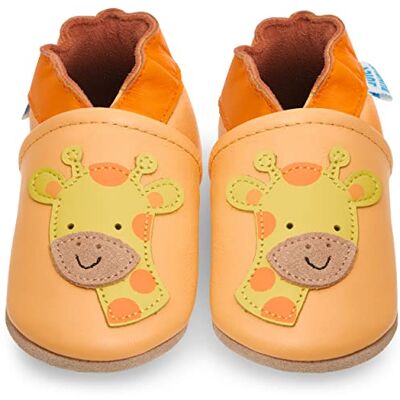 Juicy Bumbles Chausson Bebe Fille Chaussons Cuir Souple Bébé Girafe 12-18 Mois - Publicité Juicy Bumbles Chausson Bebe Fille Chaussons Cuir Souple Bébé Girafe 12-18 Mois - Publicité