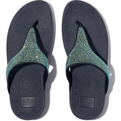 Fitflop Lulu Sandales ornées de cristaux pour femme Lulu, Bleu marine irisé, 42 EU - Publicité Fitflop Lulu Sandales ornées de cristaux pour femme Lulu, Bleu marine irisé, 42 EU - Publicité