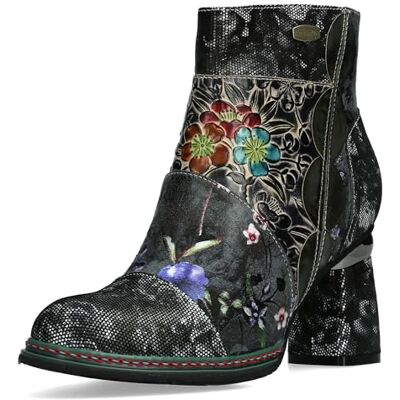 LAURA VITA Bottines Femme Kinoao 20, Pointure:40 EU, La Couleur:Noir - Publicité LAURA VITA Bottines Femme Kinoao 20, Pointure:40 EU, La Couleur:Noir - Publicité