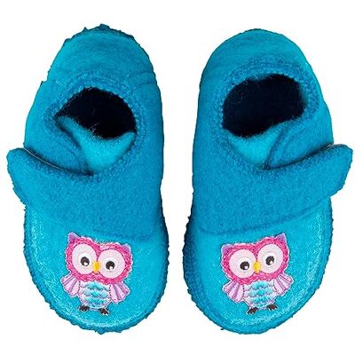 Nanga Garçon Fille Little Owls Chausson, Turquoise, 20 EU - Publicité Nanga Garçon Fille Little Owls Chausson, Turquoise, 20 EU - Publicité