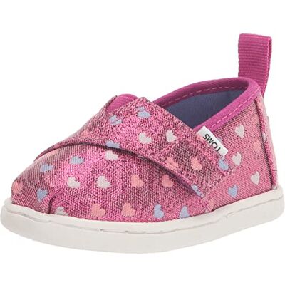 TOMS Fille Alpargata Mocassin, Rose, 21 EU - Publicité TOMS Fille Alpargata Mocassin, Rose, 21 EU - Publicité