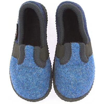 Beck Mixte enfant Bobby Chaussons, Bleu, 35 EU - Publicité Beck Mixte enfant Bobby Chaussons, Bleu, 35 EU - Publicité