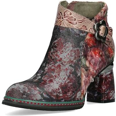 LAURA VITA Bottines Femme Kinoao 11, Pointure:38 EU, La Couleur:Rouge - Publicité LAURA VITA Bottines Femme Kinoao 11, Pointure:38 EU, La Couleur:Rouge - Publicité