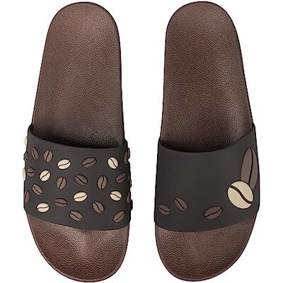 Dedoles Chaussure Homme Femme & Enfants Sandales Antidérapant designs amusants Livre Pizza Café Renard Lama Cadeau, Couleur: Café noir, 45 EU - Publicité Dedoles Chaussure Homme Femme & Enfants Sandales Antidérapant designs amusants Livre Pizza Café Renard Lama Cadeau, Couleur: Café noir, 45 EU - Publicité