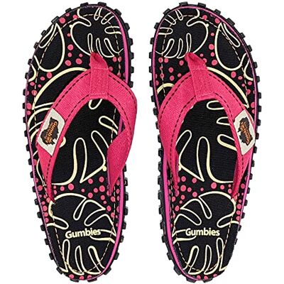 Gumbies Tropical Black 36, Noire - Publicité Gumbies Tropical Black 36, Noire - Publicité