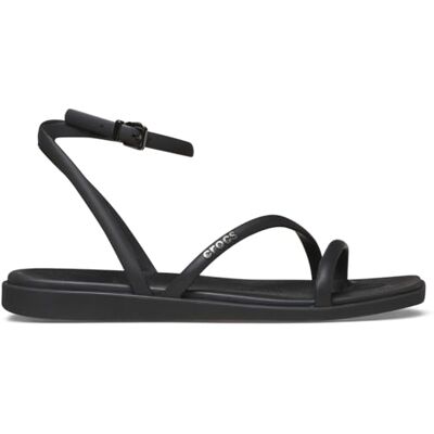 Crocs Sandales plates Miami avec sangle de cheville pour femme, noir, pointure 41, Noir, 41/42 EU - Publicité Crocs Sandales plates Miami avec sangle de cheville pour femme, noir, pointure 41, Noir, 41/42 EU - Publicité