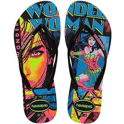 Havaianas Slim Heroinas Femme FlipFlop Black/Black 33 EU - Publicité Havaianas Slim Heroinas Femme FlipFlop Black/Black 33 EU - Publicité