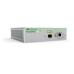 Allied Telesis AT-PC2000/SP Convertisseur de média à Fibre Optique GigE 10Base-T, 100Base-TX, 1000Base-T, 1000Base-X, 100Base-X SFP (Mini-GBIC) / RJ-45-850 nm - Publicité