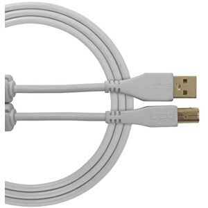 UDG U95002WH Câble USB 2.0 (A-B) Audio haut débit optimisé USB 2.0 A mâle vers B mâle, blanc, 2 m - Publicité