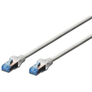 Digitus Câble LAN Cat 5e 0,5m CCA Câble Réseau Avec RJ45 F/UTP Blindé Compatible Cat-6 & Cat-5 Gris - Publicité