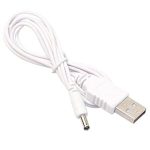 1m Blanc DC 3.5mm x 1.35mm Femelle vers USB Type A Adaptateur Mâle Câble de Câble d'alimentation Filaire Élégant et Populaire - Publicité