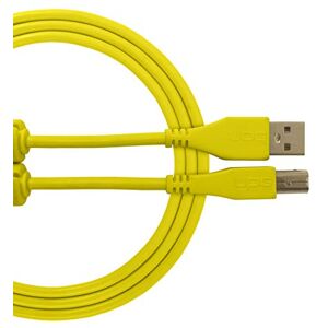 UDG U95002YL Câble USB 2.0 (A-B) Audio haut débit optimisé USB 2.0 A mâle vers B mâle, jaune, 2 m - Publicité